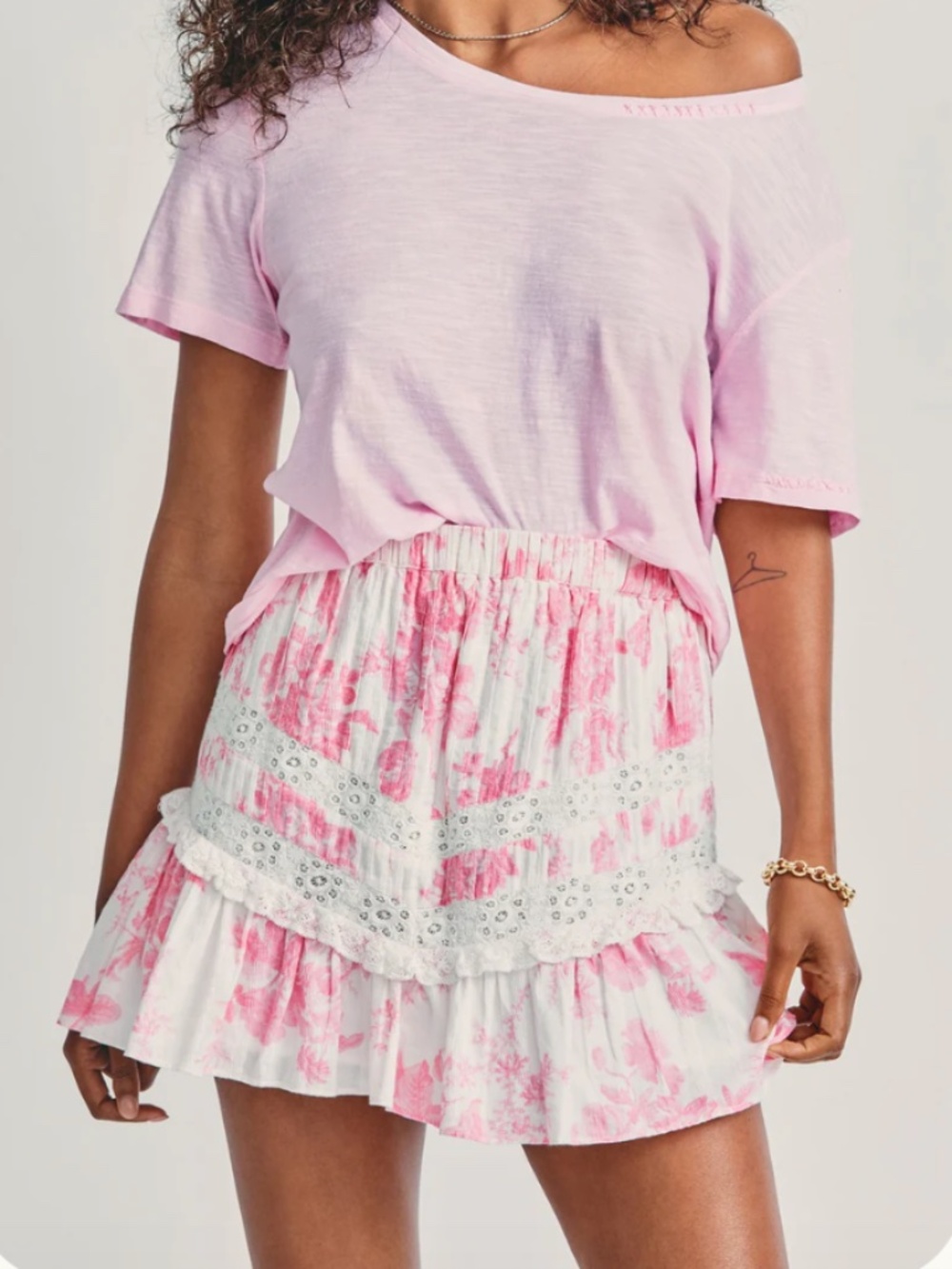 loveshackfancy cove skirt